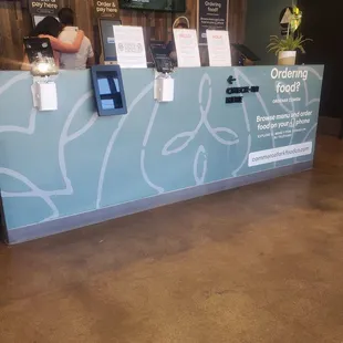 Lobby to order and check status of order