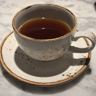 Bar menu - coffee