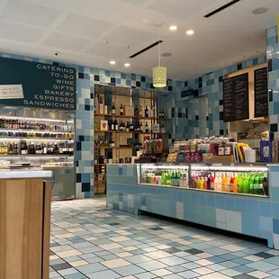 the interior of a grocery store