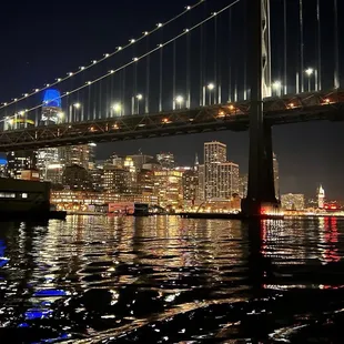 Views of the City from the yacht