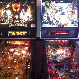New pinball mechines!
