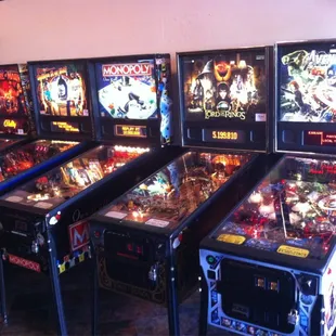 Pinball 5 new &amp; one video golf