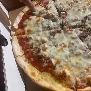 a pizza in a box