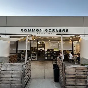 A beautiful space to eat and drink outside...when it's not too hot