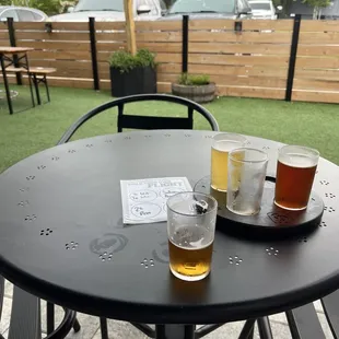 Flight with outdoor area