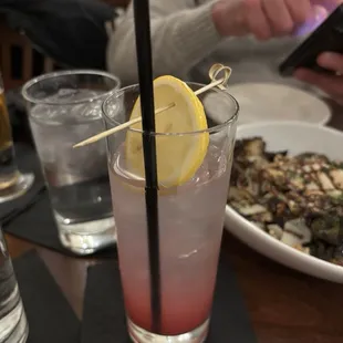 Hibiscus Lemonade after I took a few sips