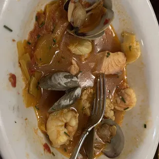 Seafood bouillabaisse