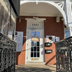 Front door of the new location