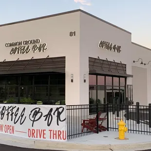 the outside of the building