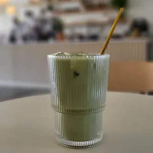 Iced Matcha Latte!!!