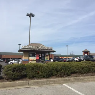 the outside of the building