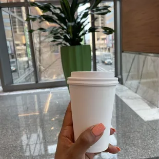 Rose Lavender latte with oat milk