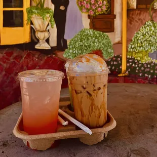 Tropical Lemonade &amp; Salted Pistachio Latte