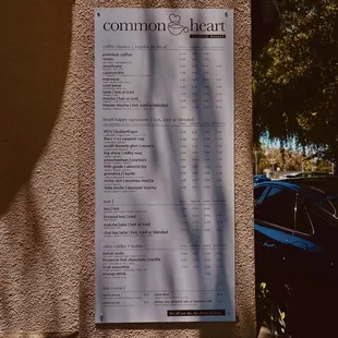 Menu as of 6/2024