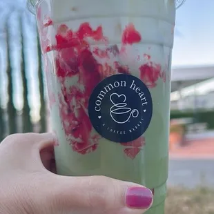 Berry Cheesecake Matcha.