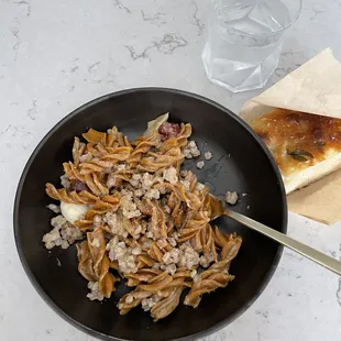 Pasta Salad and Focaccia. Yum!