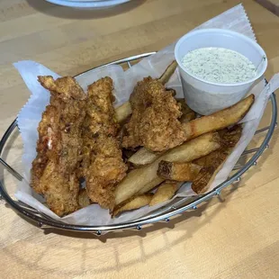 Chicken Little. Fried Chicken Tenders.