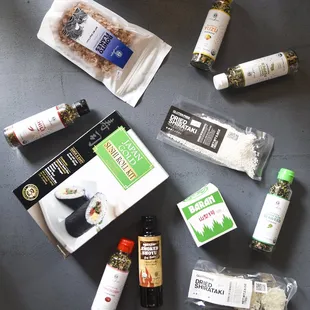 Japanese grocery items