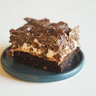 Gluten-free brownie marshmallow bars.