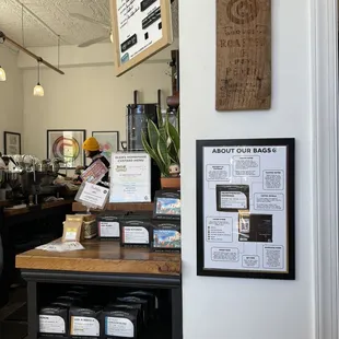 Counter with barista