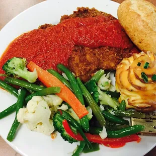 Pork Parmesan on Tuesday...tasty!