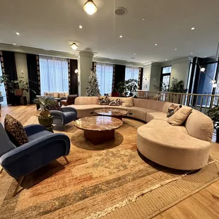 Upstairs lounge area