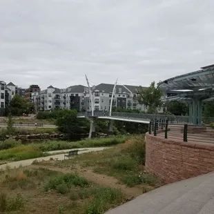 Overlooking the Platte River Bridge.