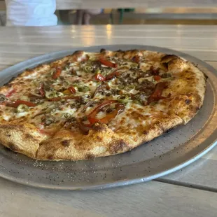 pizza, food