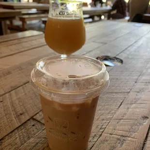 Beer and chai.