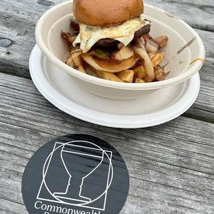 Burger &amp; fries