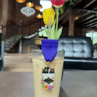 Iced Pistachio Latte &amp; 2024 Fiesta Medal