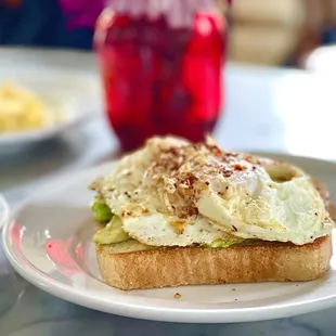 Avocado Toast with Fried Eggs