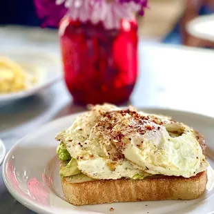 Avocado Toast with Fried Eggs