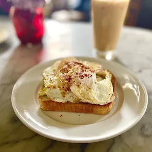 Avocado Toast with Fried Eggs