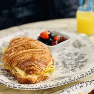 Breakfast Croissant with Egg
