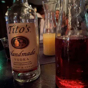 Bottle service is available.