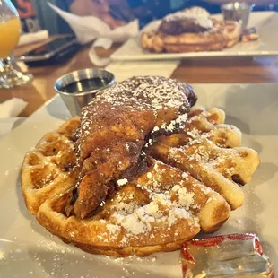 Chicken and Waffles Sandwich