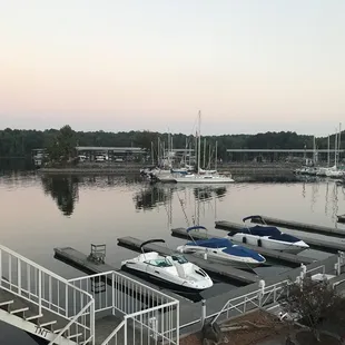 boats docked at the dock