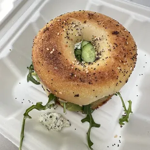 Everything Bagel w/ herb cream cheese