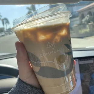 Iced Salted Caramel Latte