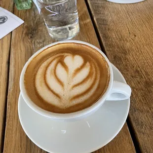 Latte with oat milk