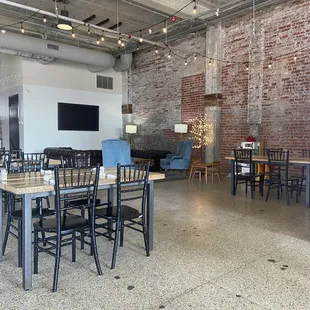 Inside restaurant