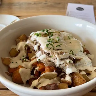 Pulled Pork Hash Bowl
