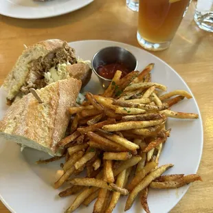 Albacore tuna with dill Sandwich, Fried Chicken Sandwich