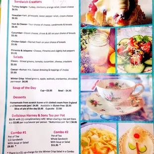 Quite a decent menu for the shop!