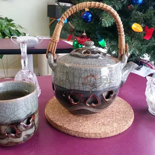 Relaxing Saturday with a pot of tea.