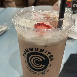 Dark Chocolate Strawberry Mocha