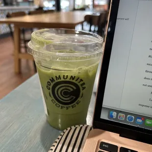 Iced Matcha Latte