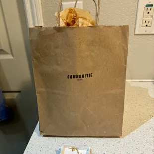 cute Communitie shopping bags!