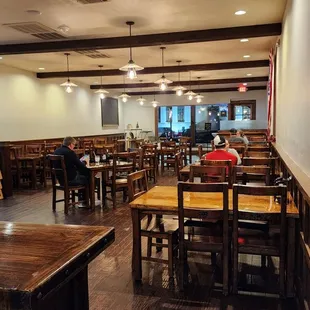 Inside. Tons of room